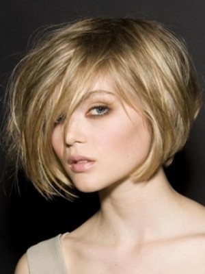 Blonde Women Straight Human Hair Wig