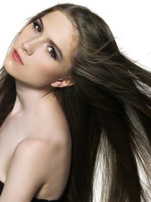 Indian Remy Human Hair Silky Straight Lace Front Wig
