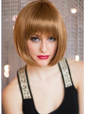 Auburn Women Human Hair Wig