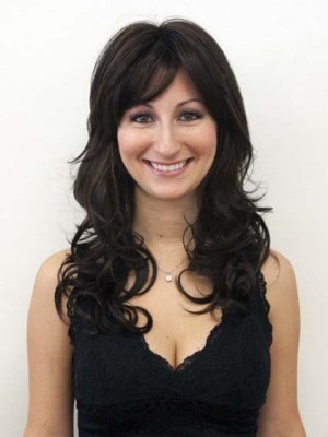 Long Layered Front Lace Human Hair Wig
