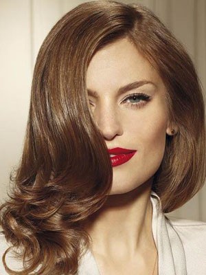 Superb Wavy Human Hair Lace Front Wig
