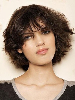 Attractive Medium Length Capless Human Hair Wig
