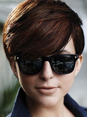 Attractive Straight Short Capless Human Hair Wig