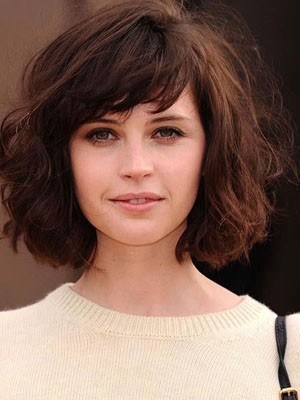 Capless Medium Length Wavy Human Hair Wig