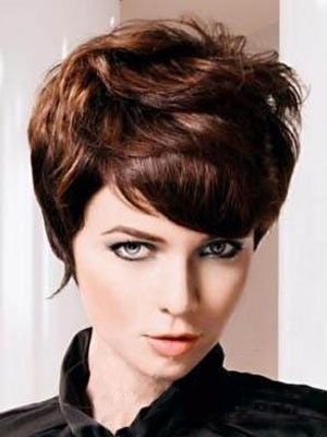 Beautiful Wavy Remy Human Hair Capless Wig