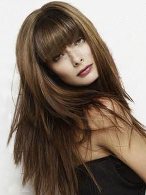 Human Hair Engaging Straight Capless Wig