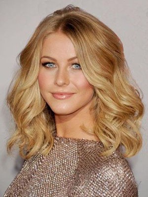 Medium Length Lace Front Human Hair Wig