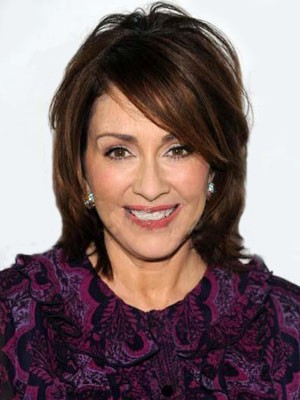 Medium Length Human Hair Wavy Capless Wig