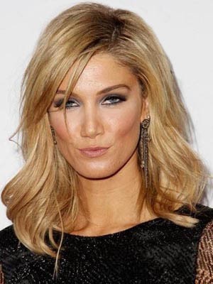 Medium Length Wavy Lace Front Human Hair Wig
