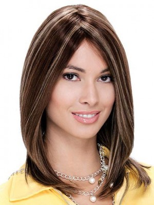 Remy Human Hair Mono Straight Wig