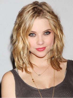 Wavy Full Lace Diaphanous Synthetic Wig