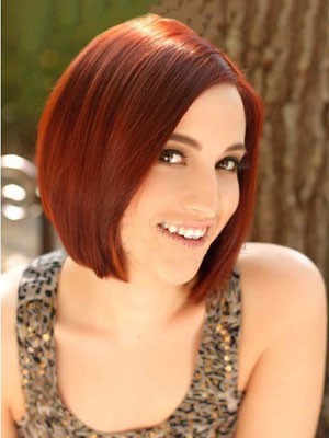 Straight Lovely Synthetic Lace Front Wig