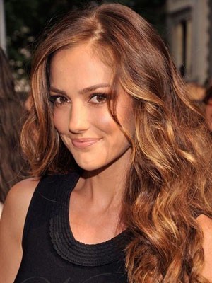 Human Hair Attractive Wavy Lace Front Wig