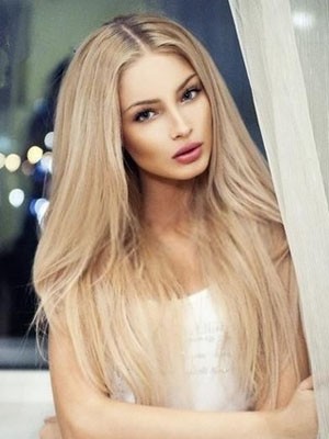 Lace Front Human Hair Straight Wig