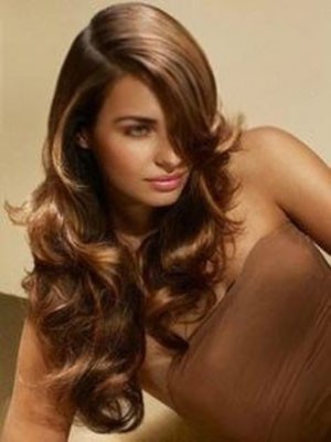 Gracious Wavy Human Hair Lace Front Wig