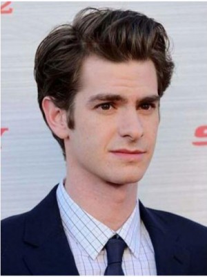 Wavy Brown Short Men Wig