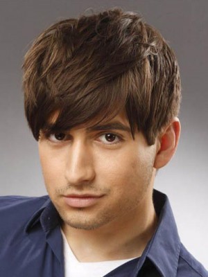 Capless Short Men Wig