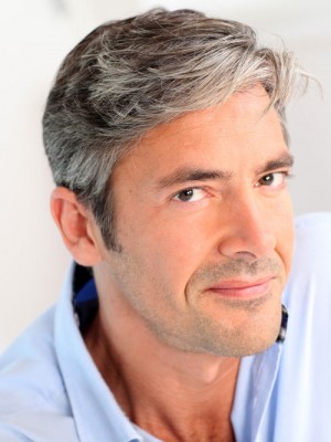 Lace Front Short Mens Wig