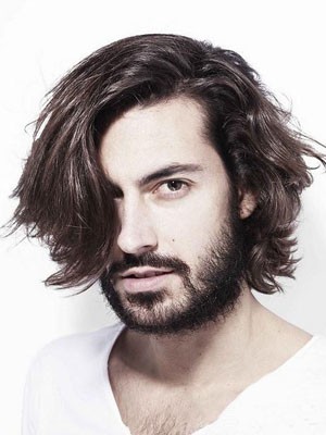 Handsome Wavy Lace Front Synthetic Wig
