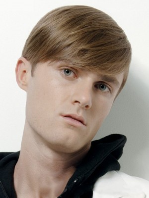 Short Straight Human Hair Mens Wig