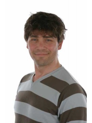 Wavy Remy Human Hair Capless Men Wig