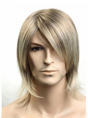 10 Inch Medium Capless Men Wig
