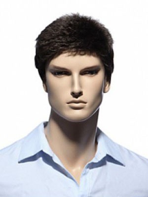 Short Straight Capless Men Wig