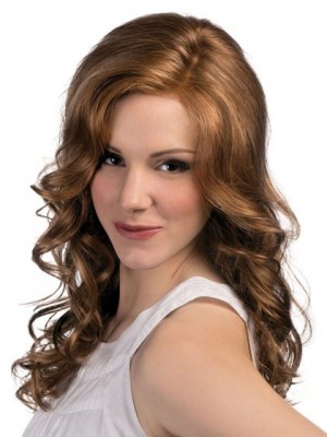 Long Lace Front Synthetic Wig With Spiral Wavy