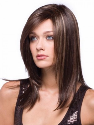 Medium Length Synthetic Wig