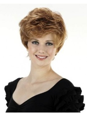 Short Wavy Capless Synthetic Hair Wig