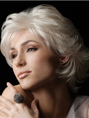 Wavy Medium Length Synthetic Wig