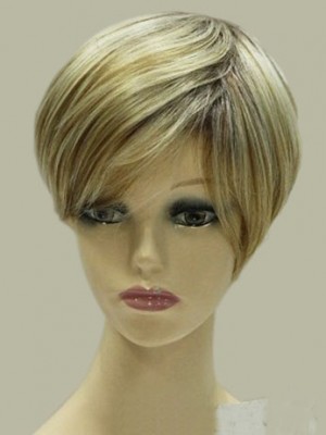 Blonde Synthetic Capless Short Wig
