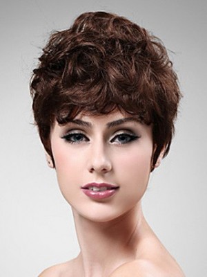 Synthetic Wavy Short Wig
