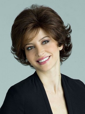 Synthetic Wavy Short Length Capless Wig