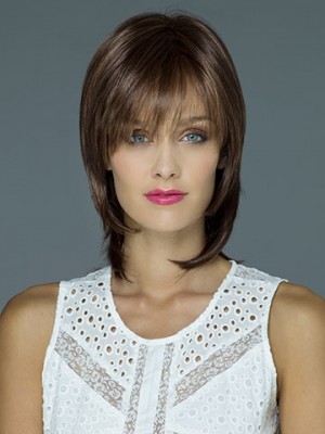 Synthetic Medium Length Straight Wig