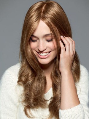 Brown Lace Front Long Synthetic Wig