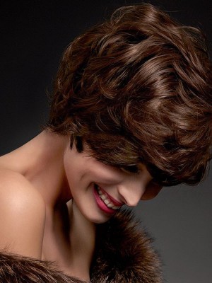 Lace Front Synthetic Wig With Curls