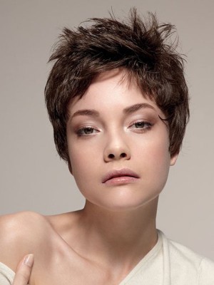 Short Lace Synthetic Straight Wig