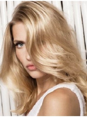 Long Blonde Wavy Synthetic Wig