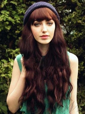 Capless Long Wavy Synthetic Wig