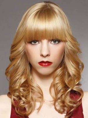 Wavy Medium Length Capless Synthetic Wig