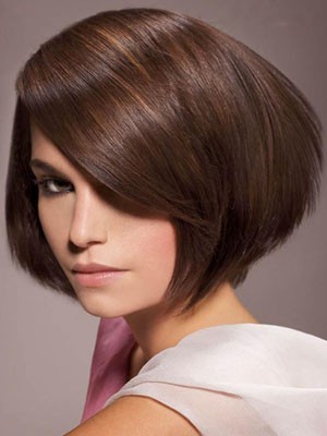Short Length Lace Front Straight Synthetic Wig