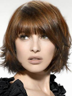 Lace Front Straight Medium Synthetic Wig