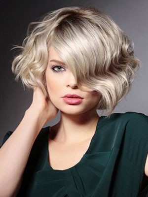Synthetic Winsome Wavy Capless Wig