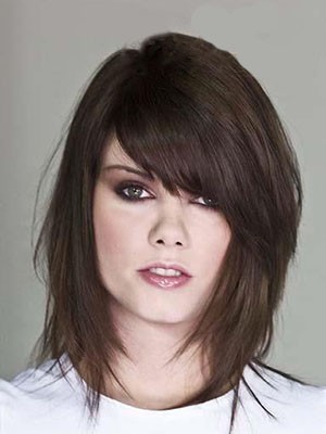 Diaphanous Straight Capless Synthetic Wig