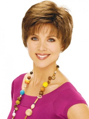 Mid-length Synthetic Lace Wig