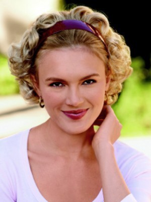 Wavy Synthetic Headbands 3/4 Wig