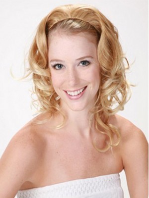 Long Wavy 3/4 Capless Wig