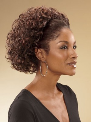 Gorgerous Curls Syntehtic 3/4 Wig