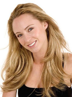 Capless Straight Long Synthetic 3/4 Wig
